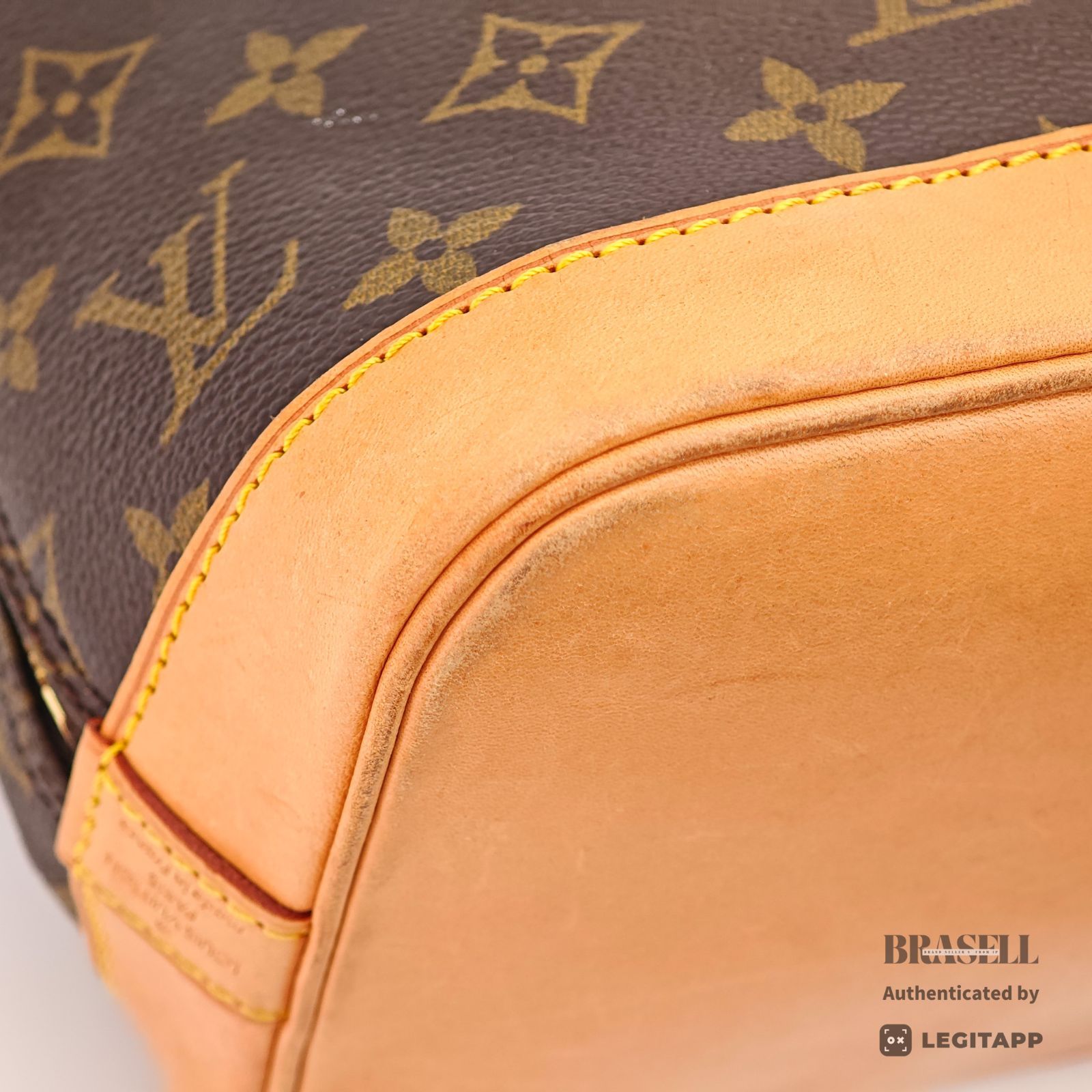 LOUIS VUITTON アルマ M51130 バッグ ハンドバッグ ゴルフ ブラウン レディース メンズ パドロック 鍵