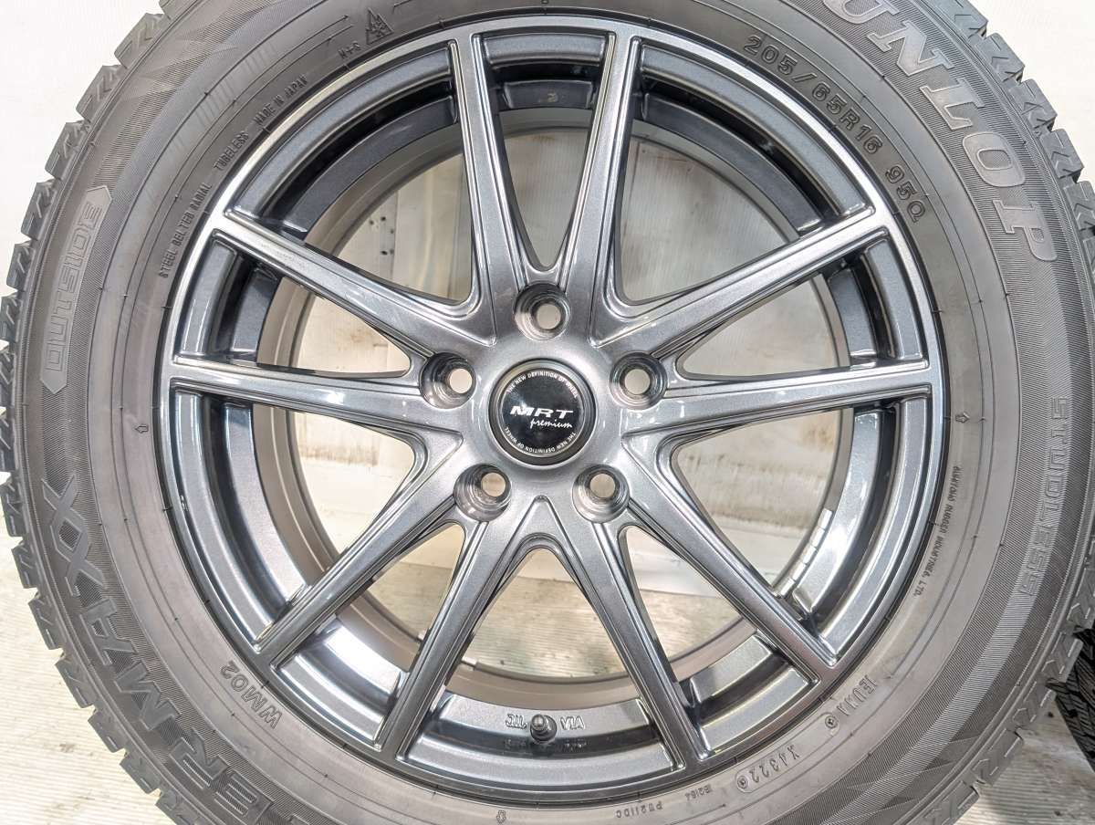 205/65R16 ダンロップ ウィンターマックス WM02 MRT 16x6.5 38 114.3-5