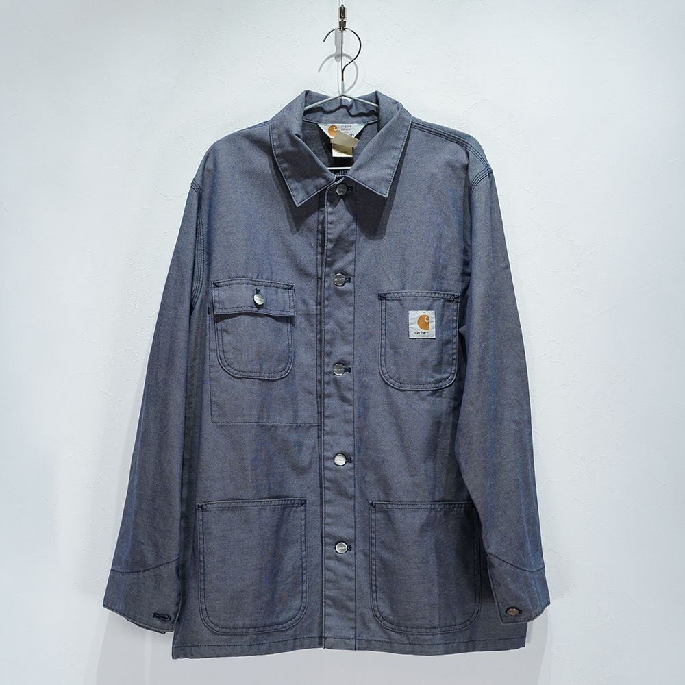 カーハートcarhartt カバーオール チョアコート シャンブレーデニム L no.289