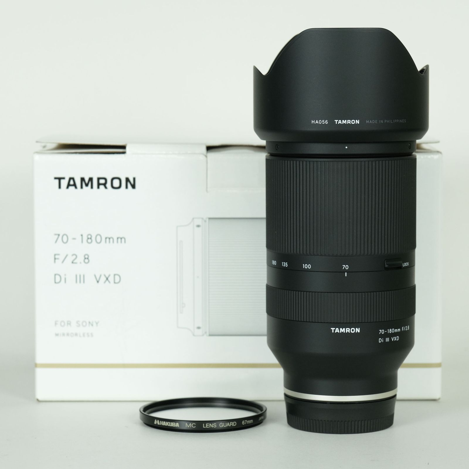 [美品 | フィルター付] TAMRON 70-180mm F/2.8 Di III VXD (Model A056) [ ソニーE用 ] | SONY Eマウント