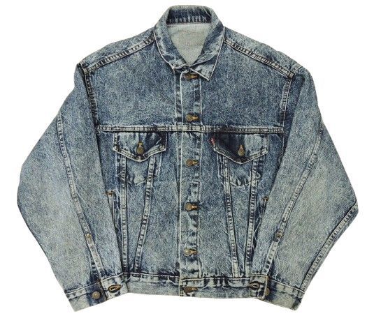 90s? リーバイス デニムトラッカージャケット ボタン裏715刻印 サイズ不明 Levi’s 中古品▲★(134)