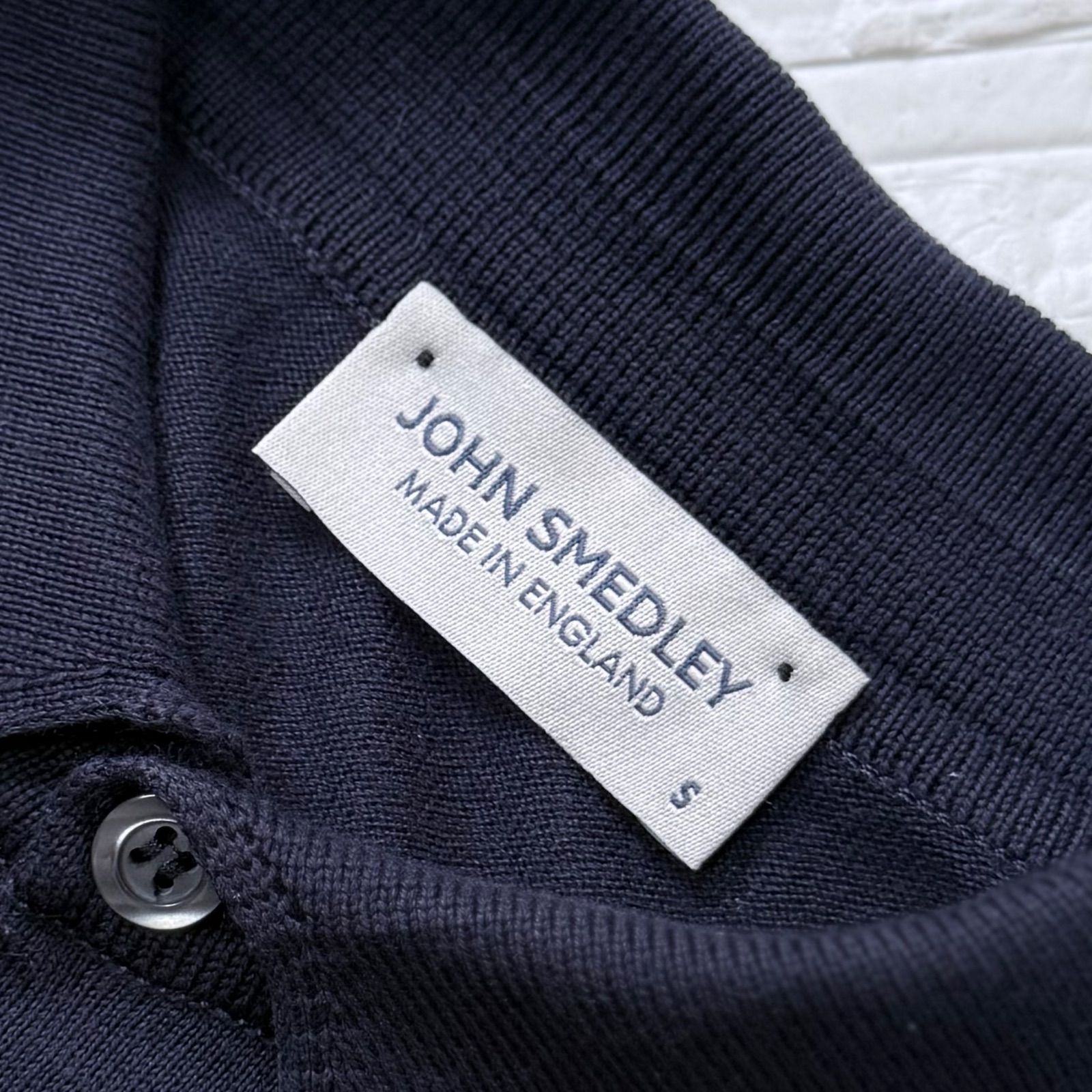 JOHN SMEDLEY 30ゲージ シーアイランドコットン 半袖 ニットポロシャツ