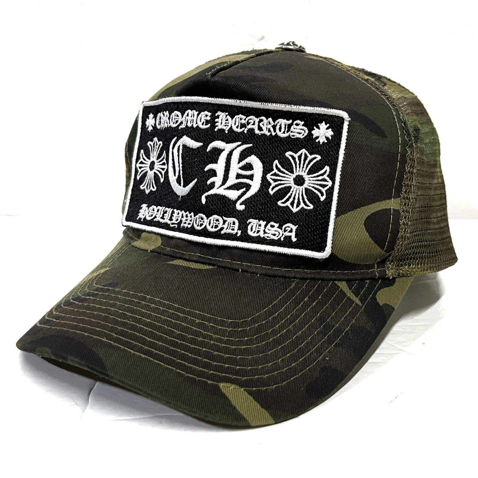 CHROME HEARTS｜クロムハーツ CH Tracker Cap カモフラ メッシュ