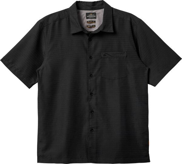 クイックシルバー メンズ トップス シャツ Quiksilver Mens Waterman Centinela Woven Shirt Black ブラック