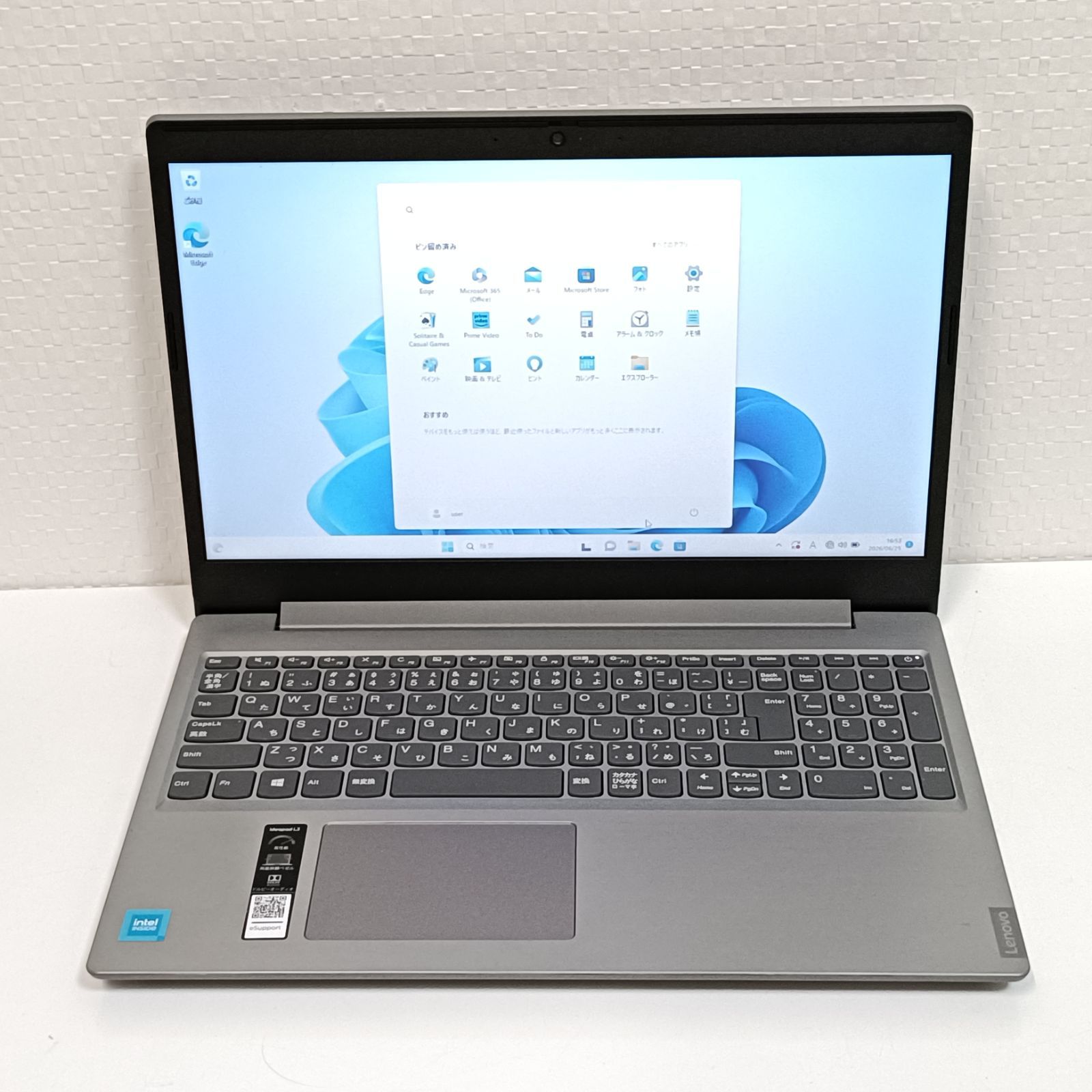 Windows11 LenovoノートPC 2021年製 SSD8GB - メルカリ
