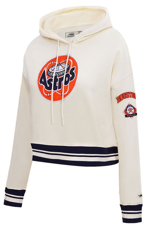 プロスタンダード レディース アウター パーカー・スウェット クロップド フリース Pro Standard Womens Houston Astros Retro Cropped Fleece Ho