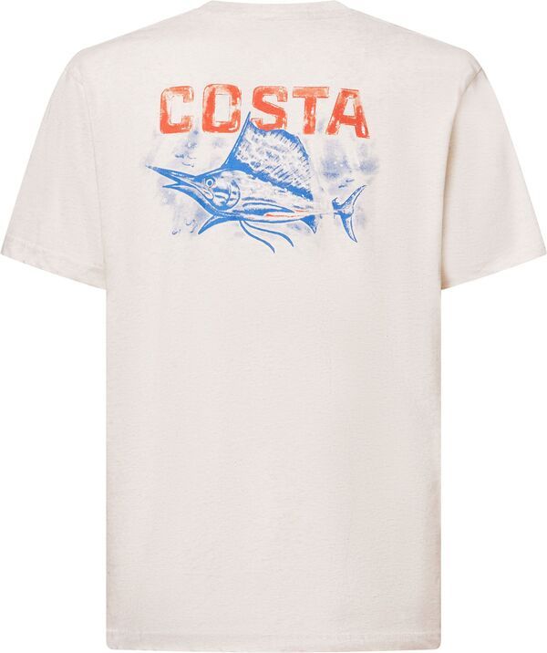 コスタデルマール メンズ トップス Tシャツ Costa Del Mar Mens Americana Sail TShirt Natural Heather ヘザー