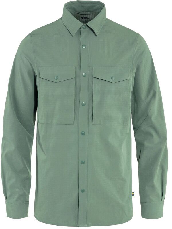 フェールラーベン メンズ トップス シャツ Fjallraven Mens Abisko Trekking Shirt Patina Green グリーン