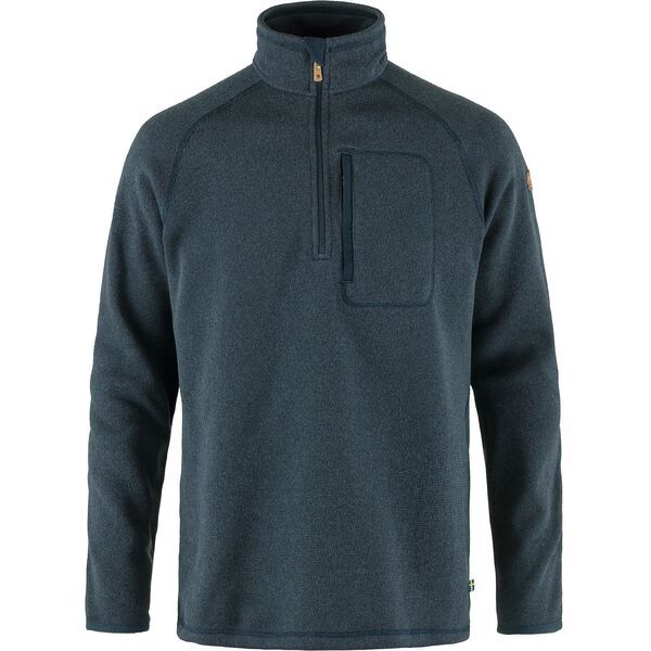 フェールラーベン メンズ アウター パーカー・スウェット ハーフジップ フリース Fjallraven Mens Ovik Fleece Half Zip Navy ネイビー