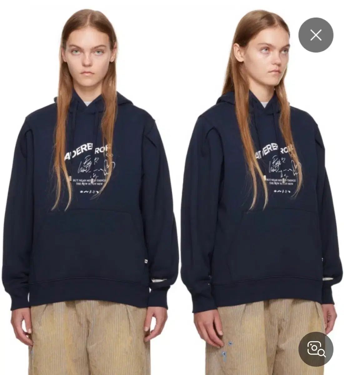ADER ERROR アーダーエラー 23fw フーディ