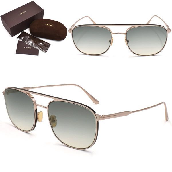 トムフォード サングラス TOM FORD FT0827-28B-56 Jake TF0827 サングラス EYEWEAR FT827 メンズ ピンクゴールド グレーグラデーション
