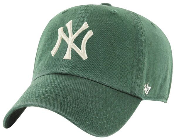 フォーティーセブン レディース アクセサリー 帽子 ロゴ 47 Adult New York Yankees Green Logo Clean Up Adjustable Hat NoColor グリ