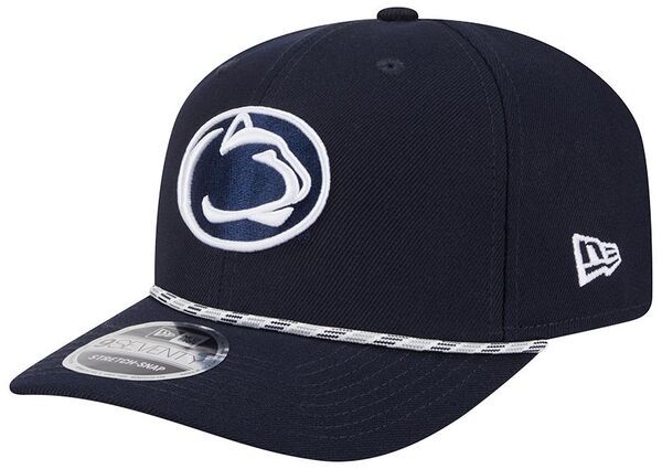 ニューエラ レディース アクセサリー 帽子 New Eradult Penn State Nittany Lions Navy Multi Rope 970 Adjustable StretchSna
