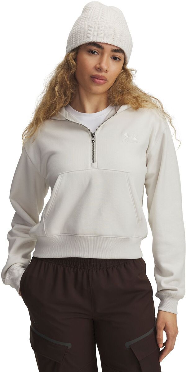 アンダーアーマー レディース アウター ジャケット・ブルゾン フリース Under Armour Womens Icon Vida Fleece 12 Zip Summit WhiteSummit W
