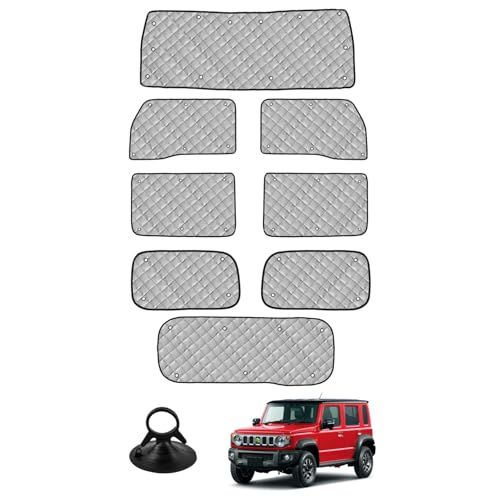 Cartist ジムニーノマド サンシェード フルセット 全窓対応 マルチサンシェード 遮光シェード カーテン 6層構造 車中泊 メッシュサンシェード JIMNY NOMADE JC74W型 5ドア 車種専用 プライバシー保護 暑さ対策 車用 仮眠 UVカAR