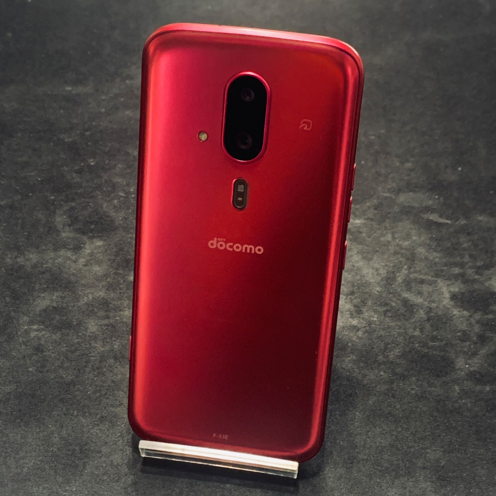 【良品】らくらくスマートフォン SIMロック解除済 128GB F-53E ピンク
