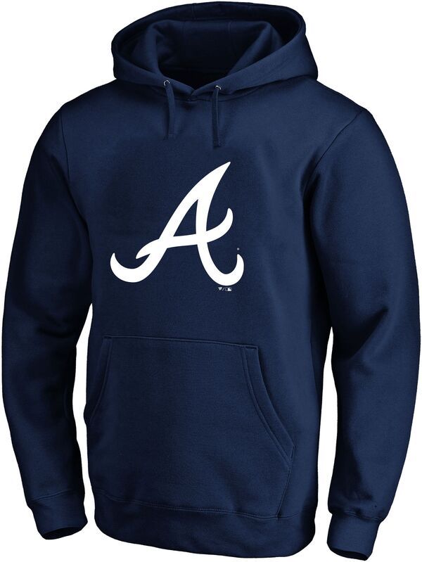 ファナティクス レディース アウター パーカー・スウェット プリントール Fanatics MLB Adult Atlanta Braves Navy Big and Tall Screen Prin