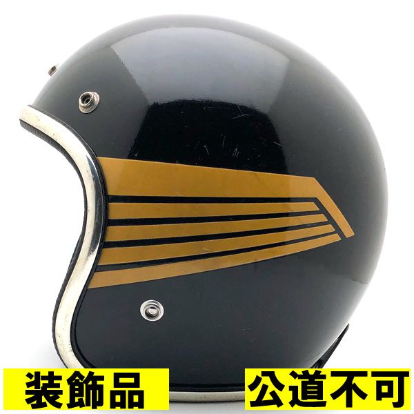 【装飾品・公道不可】ARTHUR FULMER AF40 FALCON BLACK 60cm 【海外直輸入中古品】 スモールジェットヘルメット オープンフェイス アメリカン アーサーフルマー ブラック 黒色 Lサイズ