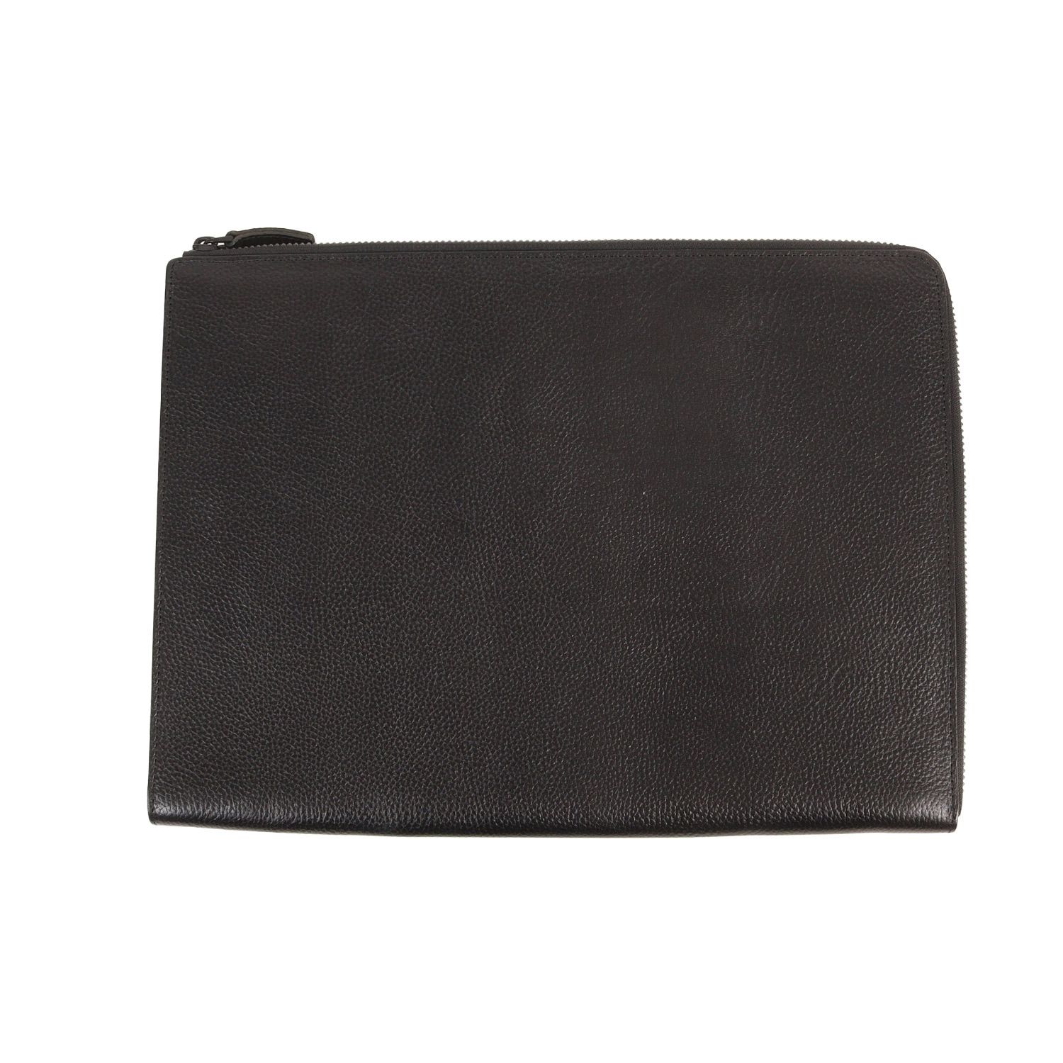 【美品】BRIEFING ブリーフィング バッグ ウィルダネス レザー ラップトップ ケース クラッチバッグ WILDERNESS LAPTOP CASE ブラック ブランド【メンズ】【中古】【K4858】