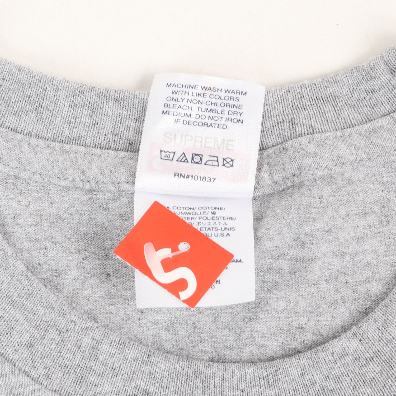 新品】Supreme シュプリーム Tシャツ ヘザーグレー サイズ:M 23AW