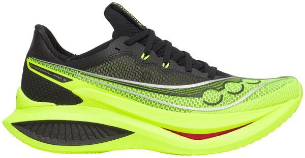 サッカニー メンズ シューズ スニーカー Saucony Mens Endorphin Pro 5 Running Shoe CitronBlack ブラック