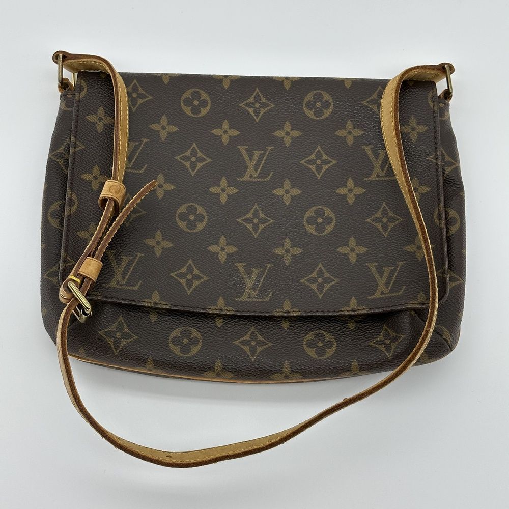 Louis Vuitton ルイヴィトン ミュゼットタンゴ M51388 茶色 ロングショルダーバッグ B ランク ユニセックス