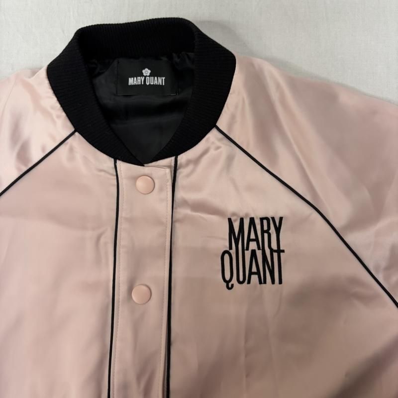 マリークヮント 224-551701-090-3 サテンロゴブルゾン pink M(38) レディース M ISItems【USED】【古着】【中古】50161992