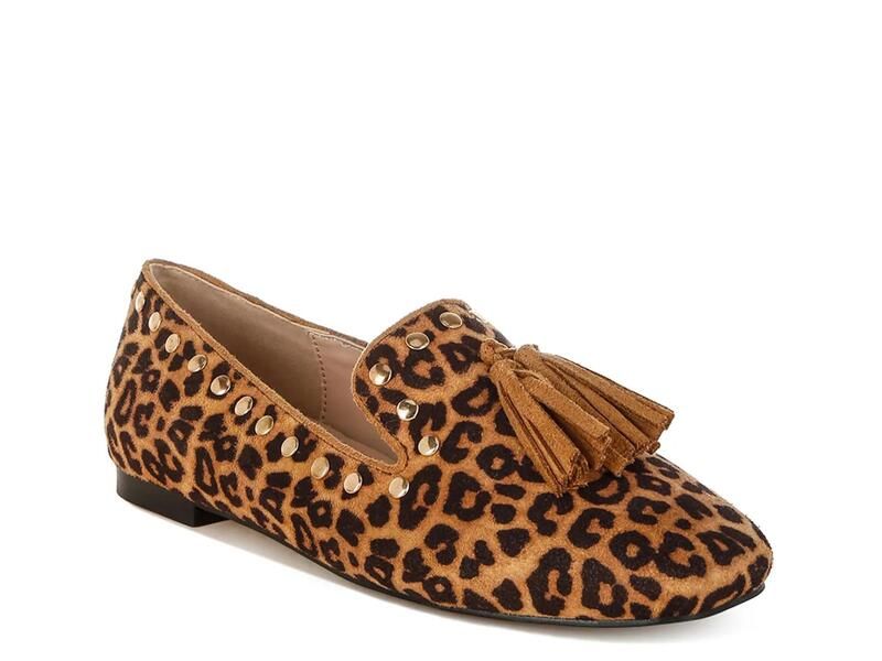 ラグアンドコー レディース シューズ スリッポン・ローファー Rag CoNiloha Loafer TanBlack Leopard Print ブラック