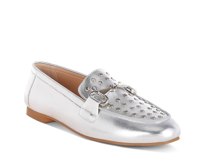 ラグアンドコー レディース シューズ スリッポン・ローファー Rag CoEstafa Loafer Silver Metallic シルバー