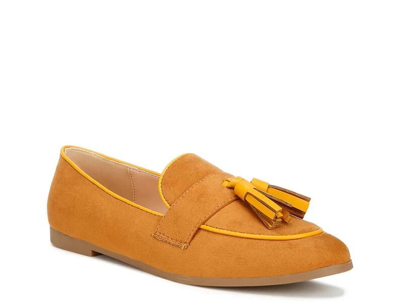 ラグアンドコー レディース シューズ スリッポン・ローファー Rag CoFolklore Loafer Yellow イエロー