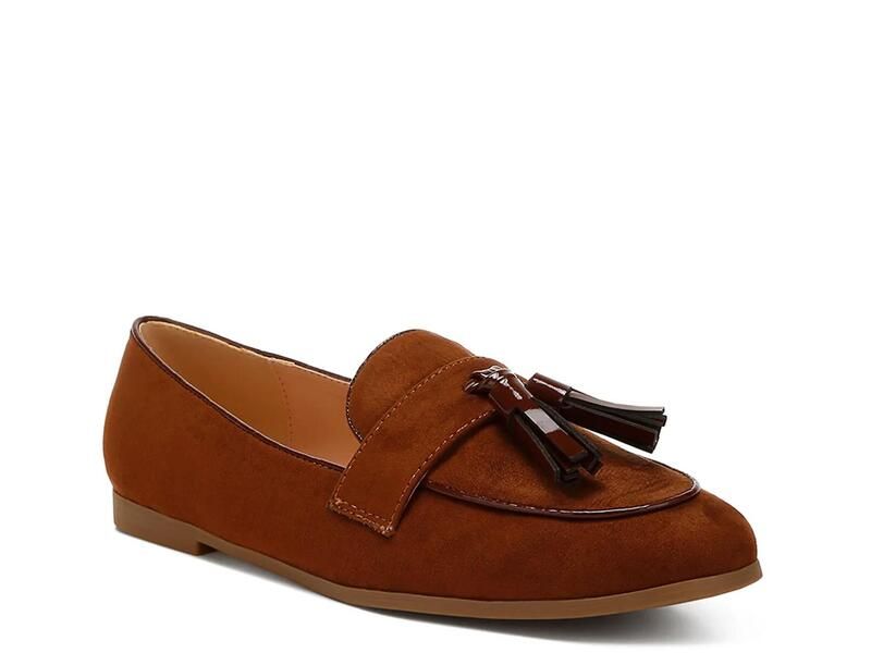 ラグアンドコー レディース シューズ スリッポン・ローファー Rag CoFolklore Loafer Dark Brown ブラウン