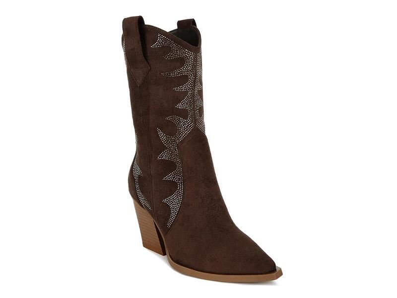 ラグアンドコー レディース シューズ ブーツ・レインブーツ Rag CoRambler Western Boot Dark Brown ブラウン