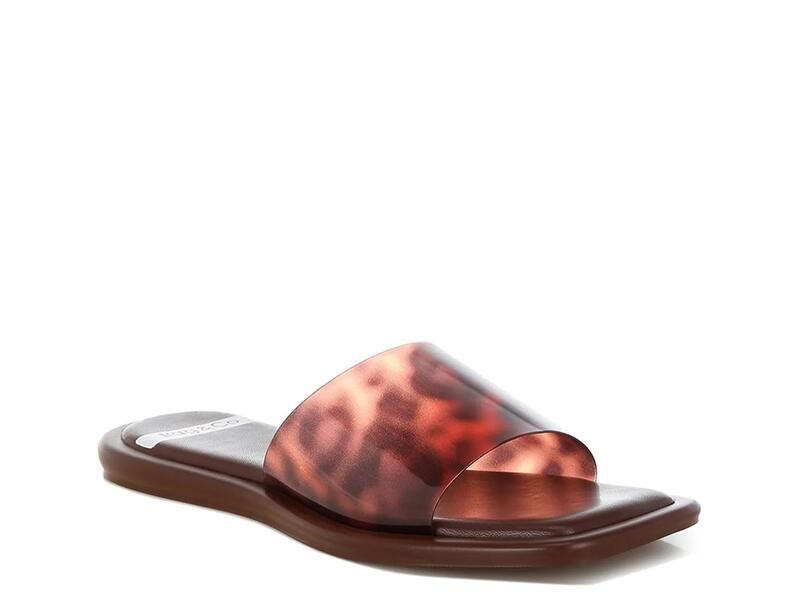 ラグアンドコー レディース シューズ サンダル Rag CoAponi Sandal Brown Leopard Print ブラウン