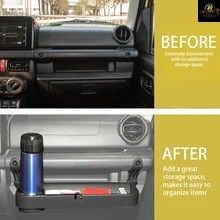 車助手席側ハンドル収納ボックス、コパイロットオーガナイザー、カップホルダー、拡張トレイ、ジムニー 2019+ インテリア