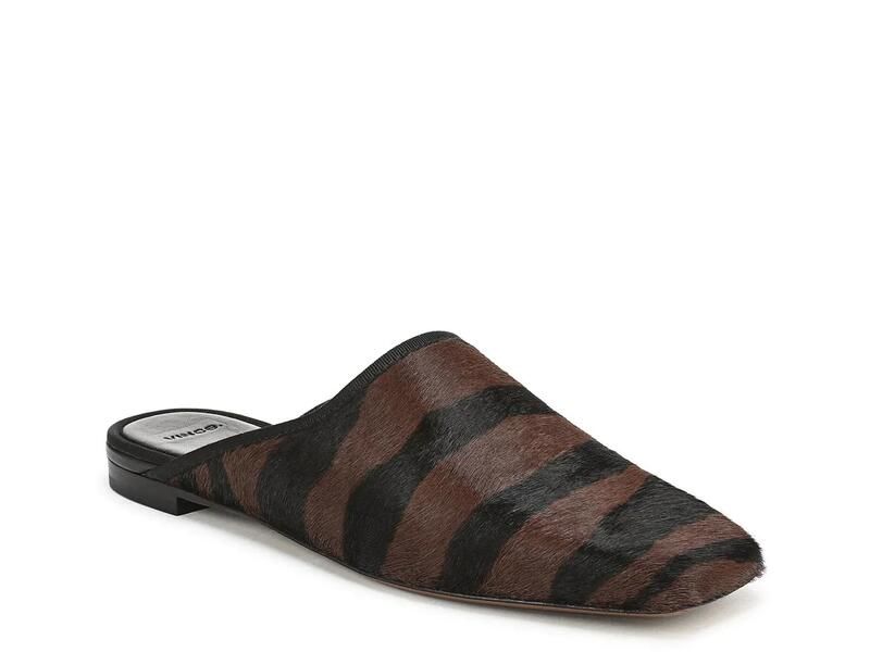 ヴィンス レディース シューズ サンダル VinceDakota Mule Dark BrownBlack Tiger Print ブラック