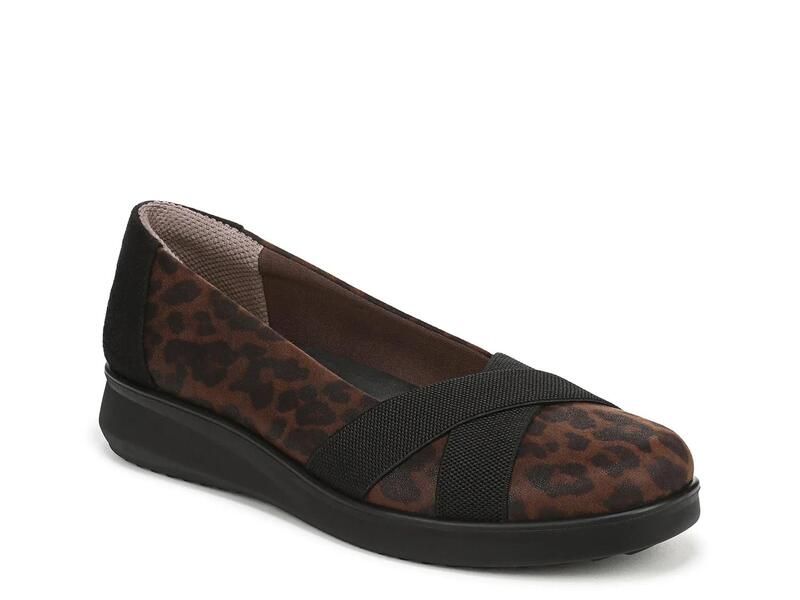 ライフストライド レディース シューズ スリッポン・ローファー LifeStrideFairleigh SlipOn Brown Leopard PrintMulticolor ブラウン