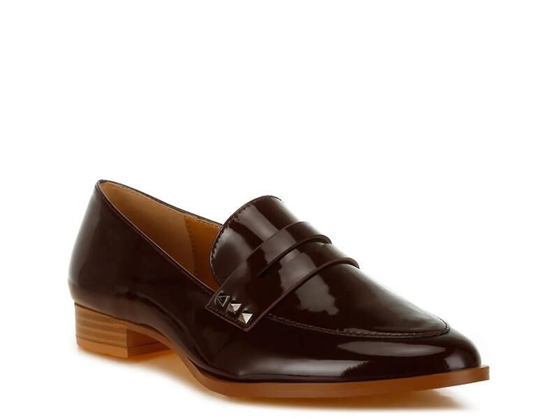 ラグアンドコー レディース シューズ スリッポン・ローファー Rag CoWinged Penny Loafer Dark Brown ブラウン