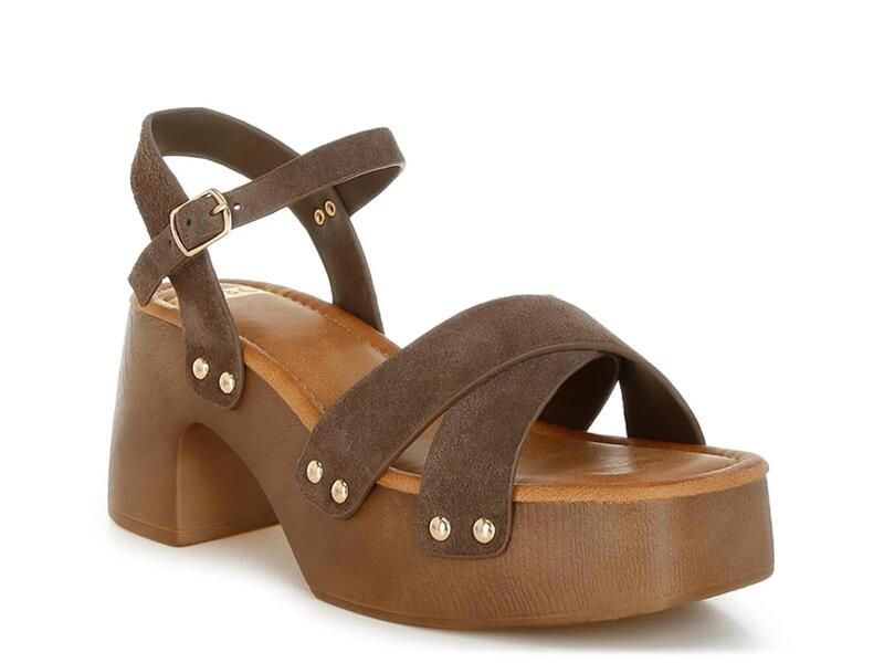 ラグアンドコー レディース シューズ サンダル プラットフォーム Rag CoPikansa Platform Sandal Dark Brown ブラウン