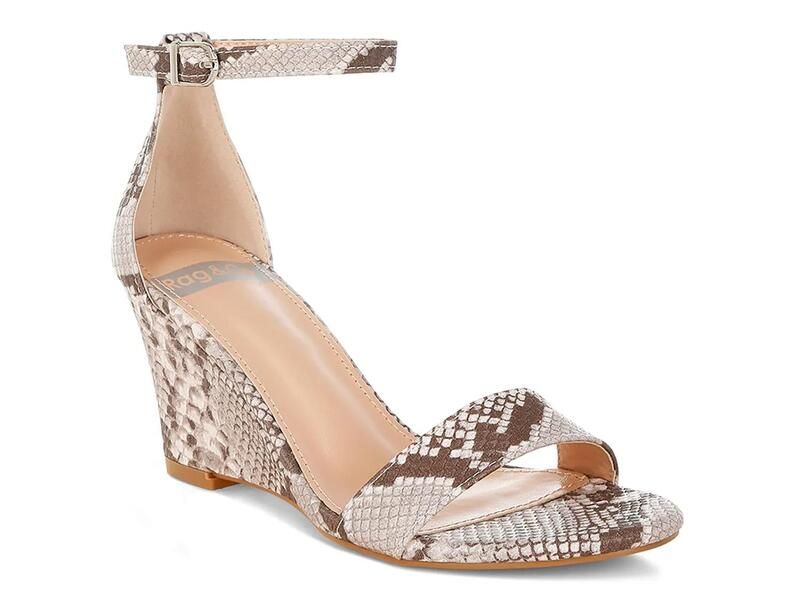ラグアンドコー レディース シューズ サンダル Rag Co Let Usurprise You BeigeBrown Snake Print ブラウン