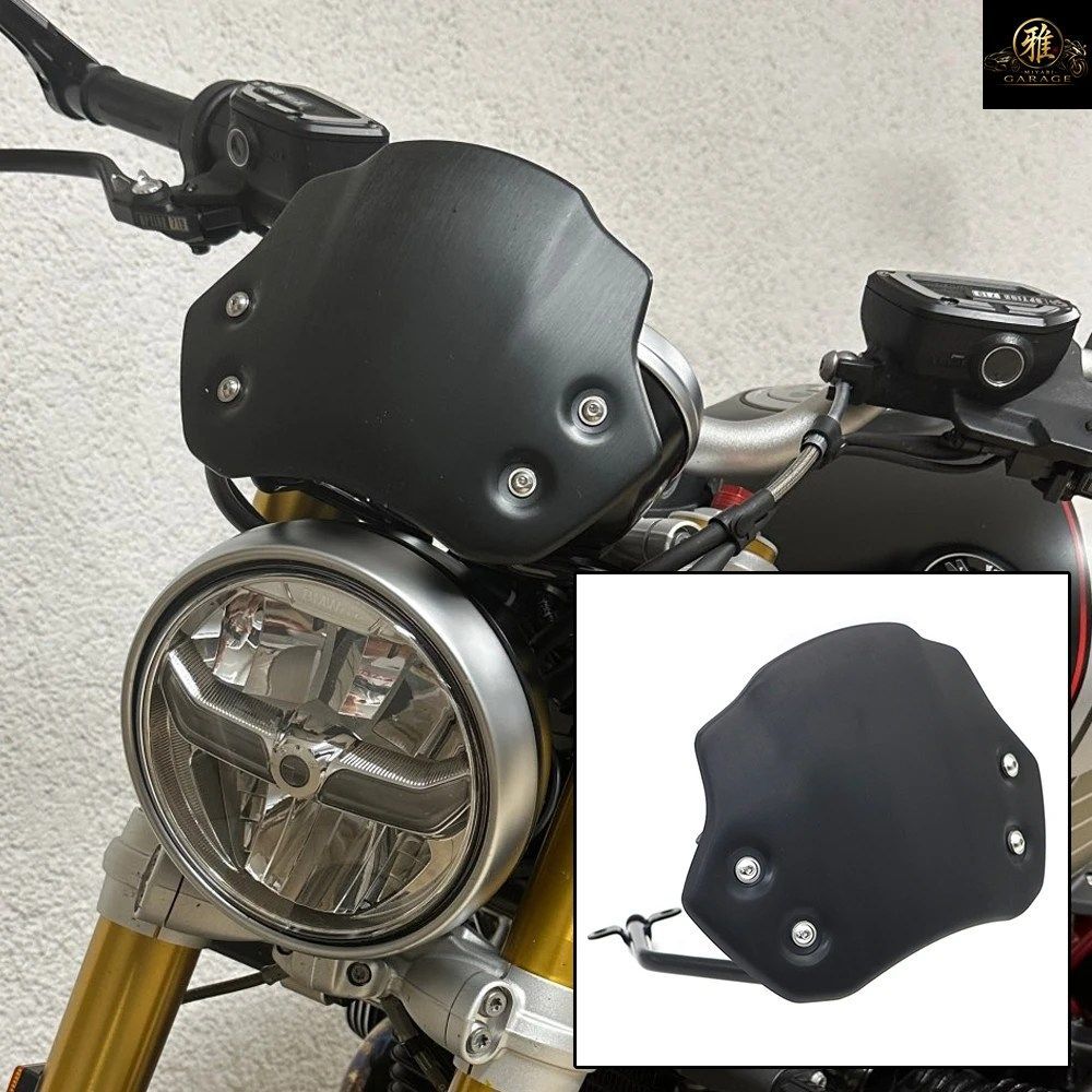 BMW R9T R ナイントレーサー ピュアスクランブラー オートバイ ヘッドライト フェアリング ウインドスクリーン デフレクター カバー ウイン