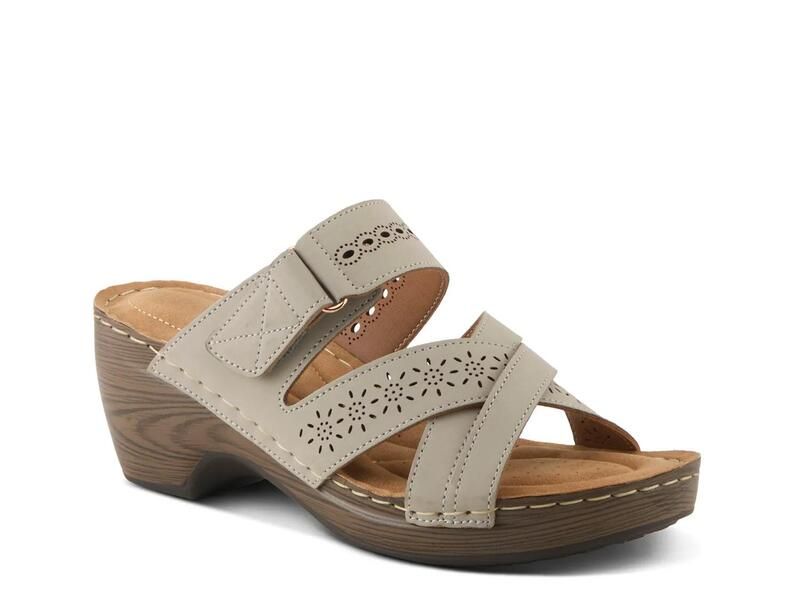 パトリシア レディース シューズ スリッポン・ローファー PatriziaAuratay Wedge SlipOn Grey グレー