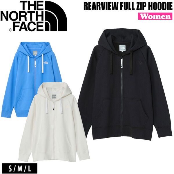 【値下げ】 ザ ノースフェイス リアビューフルジップフーディ 女性用 THE NORTH FACE REARVIEW FULL ZIP HOODIE スエット パーカー フード