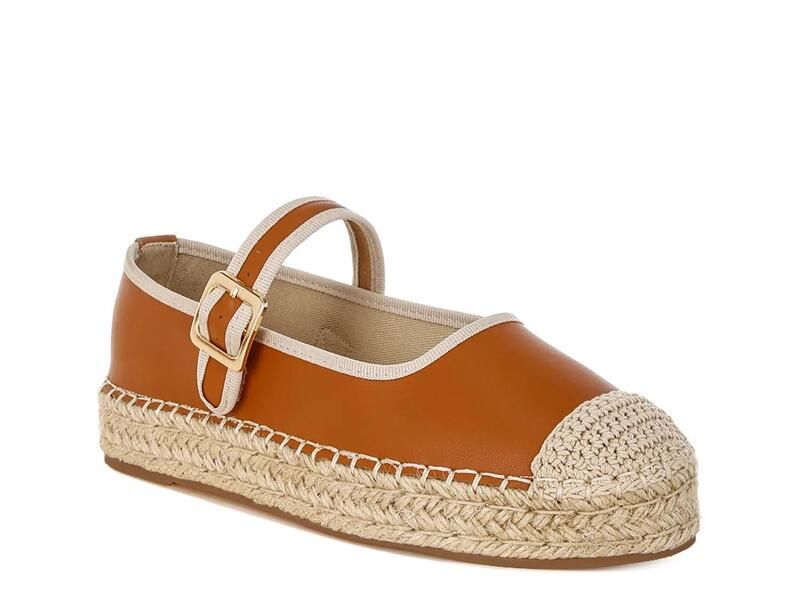 ラグアンドコー レディース シューズ パンプス Rag CoOstac Mary Janespadrille Flatan タン