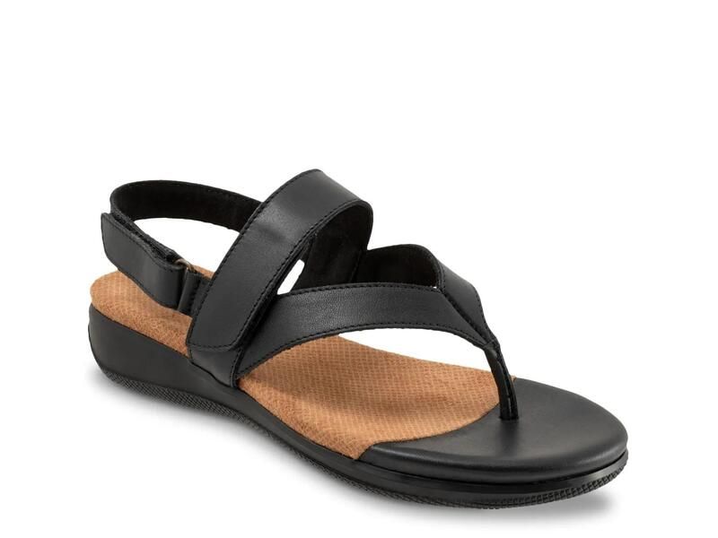 ソフトウォーク レディース シューズ サンダル SoftwalkTracy 20 Wedge Sandal Black ブラック