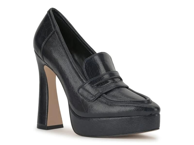 ジェシカシンプソン レディース シューズ スリッポン・ローファー プラットフォーム Jessica SimpsonNanelie Platform Loafer Black ブラック