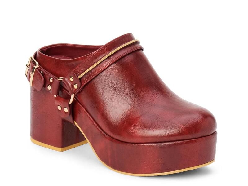 ビーチバイマティス レディース シューズ サンダル プラットフォーム Beach by MatisseSawyer Platform Clog Red Synthetic レッド