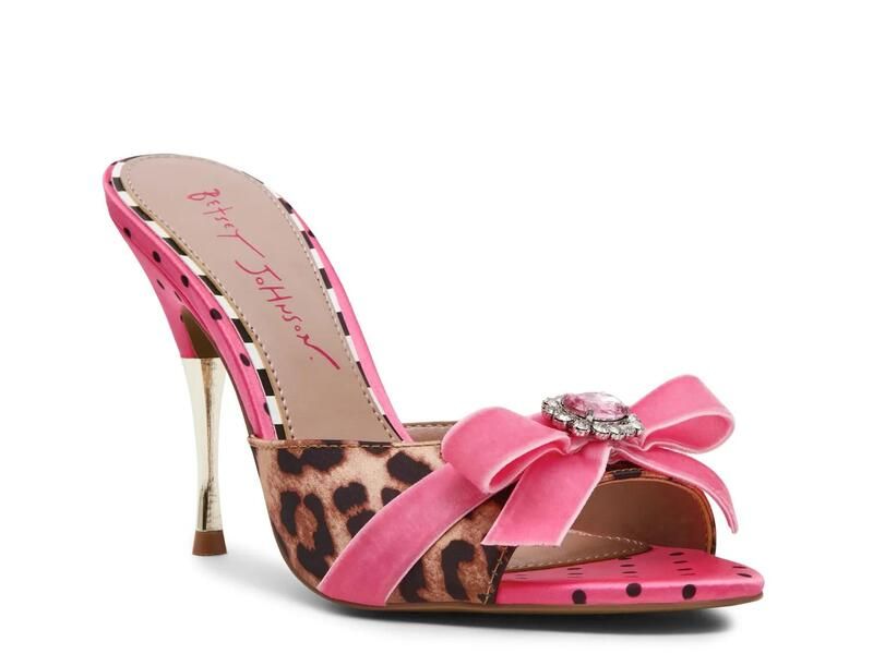 ベッツィジョンソン レディース シューズ サンダル Betsey JohnsonSkarlet Sandal Multicolor Leopard Print マルチカラー