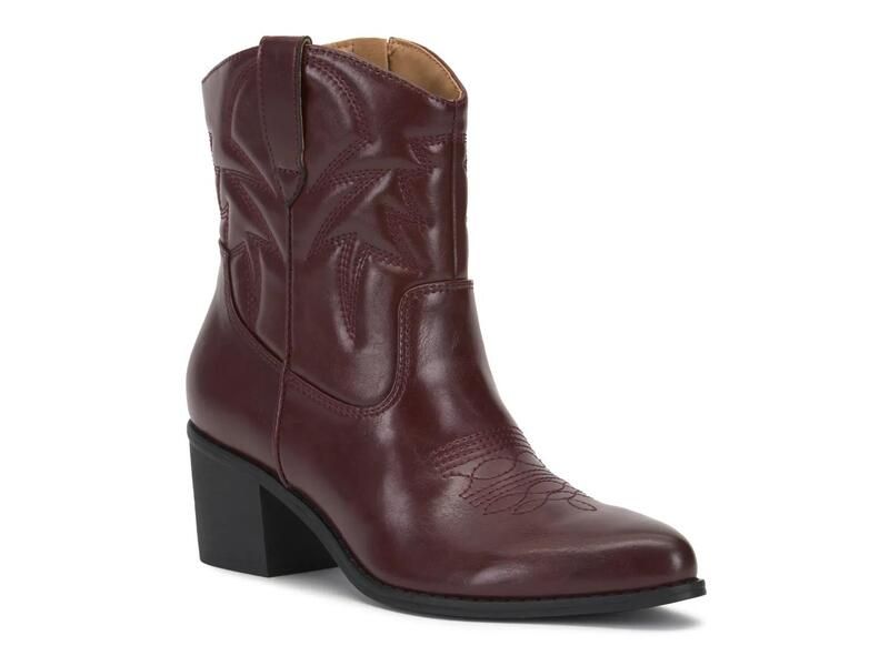 クラウンヴィンテージ レディース シューズ ブーツ・レインブーツ Crown VintageAvery Western Bootie Dark Cherry