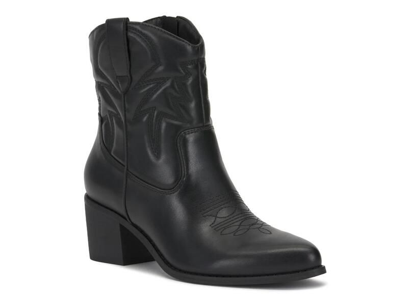 クラウンヴィンテージ レディース シューズ ブーツ・レインブーツ Crown VintageAvery Western Bootie Black ブラック
