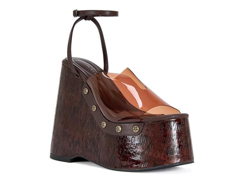 アザレア ワン レディース シューズ サンダル プラットフォーム Azalea WangJenza Platform Sandal Dark Brown ブラウン
